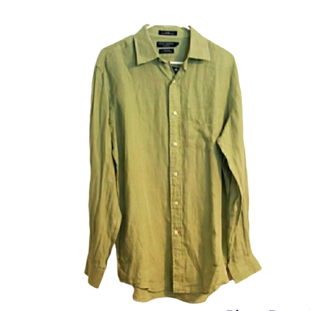 Daniel Cremiux 100% linen button down. Size M